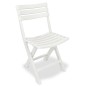 vidaXL 3-tlg. Bistro-Set Klappbar Kunststoff Weiß vidaXL 3-tlg. Bistro-Set Klappbar Kunststoff Weiß