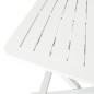 vidaXL 3-tlg. Bistro-Set Klappbar Kunststoff Weiß vidaXL 3-tlg. Bistro-Set Klappbar Kunststoff Weiß