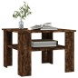 vidaXL Couchtisch Räuchereiche 60x60x42 cm Holzwerkstoff vidaXL Couchtisch Räuchereiche 60x60x42 cm Holzwerkstoff