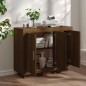 vidaXL Sideboard Braun Eichen-Optik 92x35x75 cm Holzwerkstoff vidaXL Sideboard Braun Eichen-Optik 92x35x75 cm Holzwerkstoff