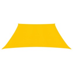 vidaXL Sonnensegel 160 g/m² Gelb 3/4x2 m HDPE