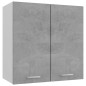 vidaXL Hängeschrank Betongrau 60x31x60 cm Holzwerkstoff vidaXL Hängeschrank Betongrau 60x31x60 cm Holzwerkstoff