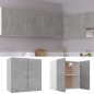 vidaXL Hängeschrank Betongrau 60x31x60 cm Holzwerkstoff vidaXL Hängeschrank Betongrau 60x31x60 cm Holzwerkstoff