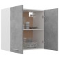 vidaXL Hängeschrank Betongrau 60x31x60 cm Holzwerkstoff vidaXL Hängeschrank Betongrau 60x31x60 cm Holzwerkstoff
