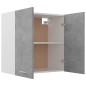 vidaXL Hängeschrank Betongrau 60x31x60 cm Holzwerkstoff vidaXL Hängeschrank Betongrau 60x31x60 cm Holzwerkstoff