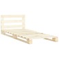 vidaXL Palettenbett Massivholz Kiefer 90×200 cm vidaXL Palettenbett Massivholz Kiefer 90×200 cm