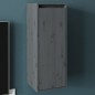 vidaXL Wandschrank Grau 30x30x80 cm Massivholz Kiefer vidaXL Wandschrank Grau 30x30x80 cm Massivholz Kiefer