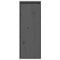 vidaXL Wandschrank Grau 30x30x80 cm Massivholz Kiefer vidaXL Wandschrank Grau 30x30x80 cm Massivholz Kiefer
