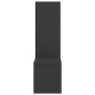 vidaXL Wandregale 2 Stk. Grau 50x15x50 cm Holzwerkstoff vidaXL Wandregale 2 Stk. Grau 50x15x50 cm Holzwerkstoff