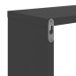 vidaXL Wandregale 2 Stk. Grau 50x15x50 cm Holzwerkstoff vidaXL Wandregale 2 Stk. Grau 50x15x50 cm Holzwerkstoff