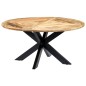 vidaXL Esstisch Rund 150×76 cm Mango Massivholz vidaXL Esstisch Rund 150×76 cm Mango Massivholz
