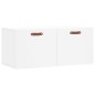 vidaXL Wandschrank Weiß 80x36,5x35 cm Holzwerkstoff vidaXL Wandschrank Weiß 80x36,5x35 cm Holzwerkstoff