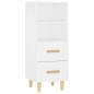 vidaXL Sideboard Weiß 34,5x34x90 cm Holzwerkstoff vidaXL Sideboard Weiß 34,5x34x90 cm Holzwerkstoff