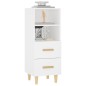 vidaXL Sideboard Weiß 34,5x34x90 cm Holzwerkstoff vidaXL Sideboard Weiß 34,5x34x90 cm Holzwerkstoff