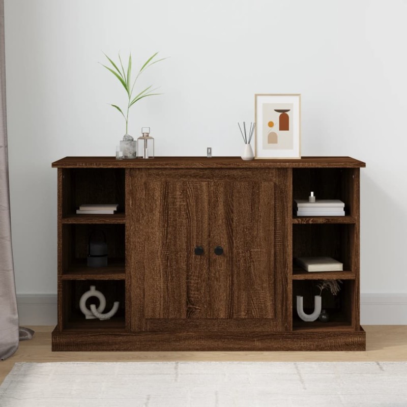vidaXL Sideboard Braun Eichen-Optik 100x35,5x60 cm Holzwerkstoff vidaXL Sideboard Braun Eichen-Optik 100x35,5x60 cm Holzwerkstoff