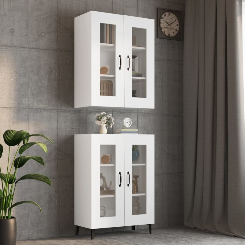 vidaXL Hängeschrank Weiß 69,5x34x90 cm vidaXL Hängeschrank Weiß 69,5x34x90 cm