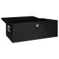 vidaXL Aufbewahrungsbox Schwarz 100x55x37 cm Aluminium vidaXL Aufbewahrungsbox Schwarz 100x55x37 cm Aluminium