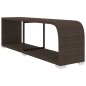 8-tlg. Garten-Lounge-Set mit Auflagen Poly Rattan Braun 8-tlg. Garten-Lounge-Set mit Auflagen Poly Rattan Braun