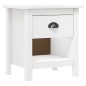 vidaXL Nachttische 2 Stk. Hill 46x35x49,5 cm Massivholz Kiefer vidaXL Nachttische 2 Stk. Hill 46x35x49,5 cm Massivholz Kiefer