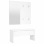 vidaXL Flurmöbel-Set Weiß Holzwerkstoff vidaXL Flurmöbel-Set Weiß Holzwerkstoff