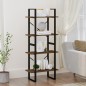 vidaXL Bücherregal 4 Fächer Braun Eichen-Optik 60x30x140 cm vidaXL Bücherregal 4 Fächer Braun Eichen-Optik 60x30x140 cm