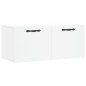 vidaXL Wandschrank Weiß 80x36,5x35 cm Holzwerkstoff vidaXL Wandschrank Weiß 80x36,5x35 cm Holzwerkstoff