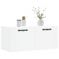 vidaXL Wandschrank Weiß 80x36,5x35 cm Holzwerkstoff vidaXL Wandschrank Weiß 80x36,5x35 cm Holzwerkstoff