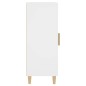 vidaXL Sideboard Weiß 34,5x34x90 cm Holzwerkstoff vidaXL Sideboard Weiß 34,5x34x90 cm Holzwerkstoff