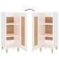 vidaXL Sideboard Weiß 34,5x34x90 cm Holzwerkstoff vidaXL Sideboard Weiß 34,5x34x90 cm Holzwerkstoff