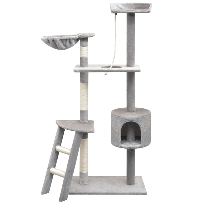 vidaXL Katzen-Kratzbaum 150 cm Grau vidaXL Katzen-Kratzbaum 150 cm Grau