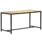 vidaXL Esstisch 140 x 70 x 75 cm Massives Raues Mangoholz vidaXL Esstisch 140 x 70 x 75 cm Massives Raues Mangoholz