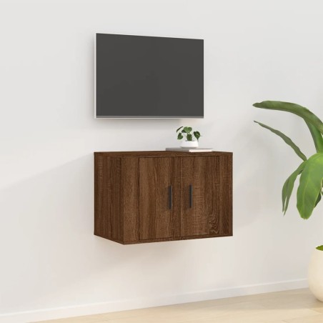 vidaXL TV-Wandschrank Braun Eichen-Optik 57x34,5x40 cm