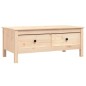 vidaXL Couchtisch 100x50x40 cm Massivholz Kiefer vidaXL Couchtisch 100x50x40 cm Massivholz Kiefer