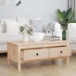 vidaXL Couchtisch 100x50x40 cm Massivholz Kiefer vidaXL Couchtisch 100x50x40 cm Massivholz Kiefer