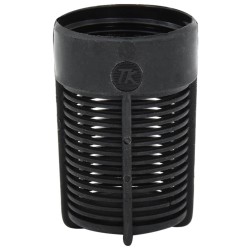vidaXL Saugschlauch mit PVC-Anschlüssen Schwarz 1" 4 m PVC
