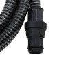 vidaXL Saugschlauch mit PVC-Anschlüssen Schwarz 1" 4 m PVC vidaXL Saugschlauch mit PVC-Anschlüssen Schwarz 1" 4 m PVC