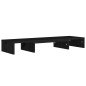 vidaXL Monitorständer Schwarz 80x24x10,5 cm Massivholz Kiefer vidaXL Monitorständer Schwarz 80x24x10,5 cm Massivholz Kiefer