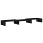 vidaXL Monitorständer Schwarz 80x24x10,5 cm Massivholz Kiefer vidaXL Monitorständer Schwarz 80x24x10,5 cm Massivholz Kiefer