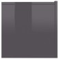 vidaXL TV-Schrank Hochglanz-Grau 80x30x30 cm Holzwerkstoff vidaXL TV-Schrank Hochglanz-Grau 80x30x30 cm Holzwerkstoff