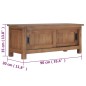 vidaXL TV-Schrank 90×30×35 cm Massivholz Teak vidaXL TV-Schrank 90×30×35 cm Massivholz Teak
