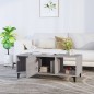 vidaXL Couchtisch Grau Sonoma 102x50x40 cm Holzwerkstoff vidaXL Couchtisch Grau Sonoma 102x50x40 cm Holzwerkstoff