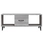 vidaXL Couchtisch Grau Sonoma 102x50x40 cm Holzwerkstoff vidaXL Couchtisch Grau Sonoma 102x50x40 cm Holzwerkstoff