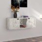 vidaXL TV-Schrank Betongrau 88,5x27,5x30,5 cm Holzwerkstoff vidaXL TV-Schrank Betongrau 88,5x27,5x30,5 cm Holzwerkstoff
