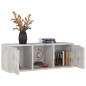 vidaXL TV-Schrank Betongrau 88,5x27,5x30,5 cm Holzwerkstoff vidaXL TV-Schrank Betongrau 88,5x27,5x30,5 cm Holzwerkstoff
