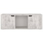 vidaXL TV-Schrank Betongrau 88,5x27,5x30,5 cm Holzwerkstoff vidaXL TV-Schrank Betongrau 88,5x27,5x30,5 cm Holzwerkstoff