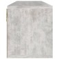 vidaXL TV-Schrank Betongrau 88,5x27,5x30,5 cm Holzwerkstoff vidaXL TV-Schrank Betongrau 88,5x27,5x30,5 cm Holzwerkstoff