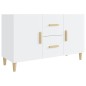 vidaXL Sideboard Hochglanz-Weiß 100x36x60 cm Holzwerkstoff vidaXL Sideboard Hochglanz-Weiß 100x36x60 cm Holzwerkstoff