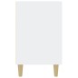 vidaXL Sideboard Hochglanz-Weiß 100x36x60 cm Holzwerkstoff vidaXL Sideboard Hochglanz-Weiß 100x36x60 cm Holzwerkstoff