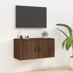 vidaXL TV-Wandschrank Braun Eichen-Optik 80x34,5x40 cm