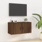 vidaXL TV-Wandschrank Braun Eichen-Optik 80x34,5x40 cm vidaXL TV-Wandschrank Braun Eichen-Optik 80x34,5x40 cm
